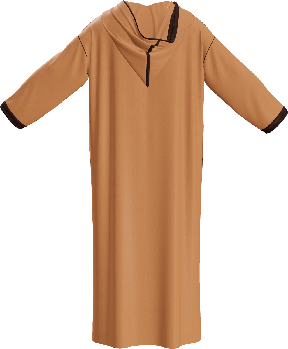 Djellaba Alef Custom Back